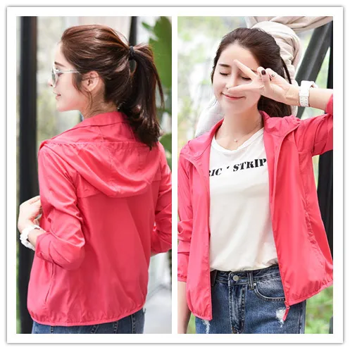Защитная Солнцезащитная одежда женская летняя прозрачная куртка с УФ-защитой