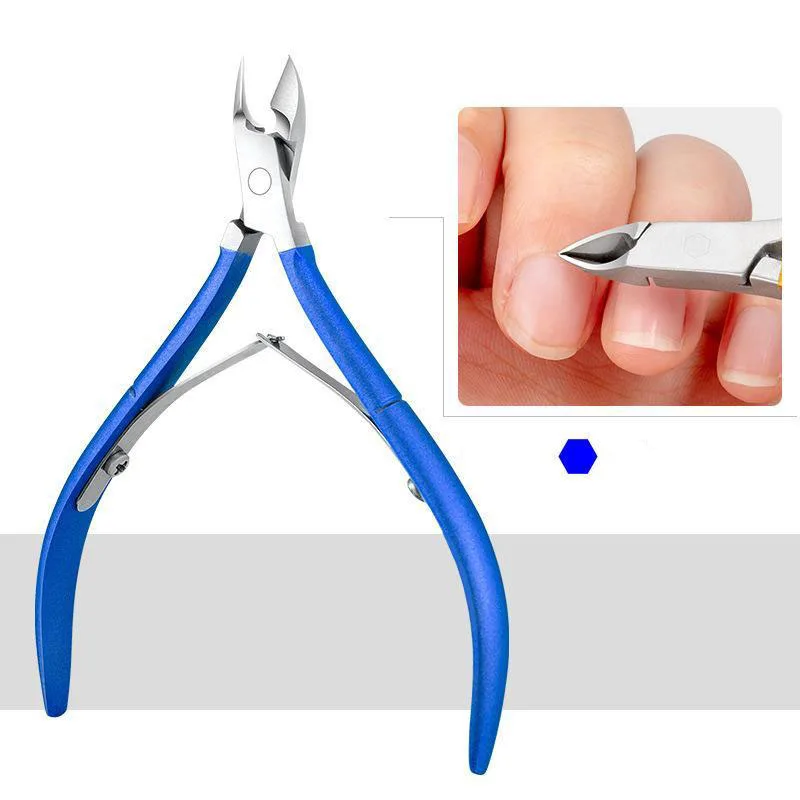 Ножницы для кутикулы Nipper Нержавеющая сталь Радуга Пинцет Машинка удаления
