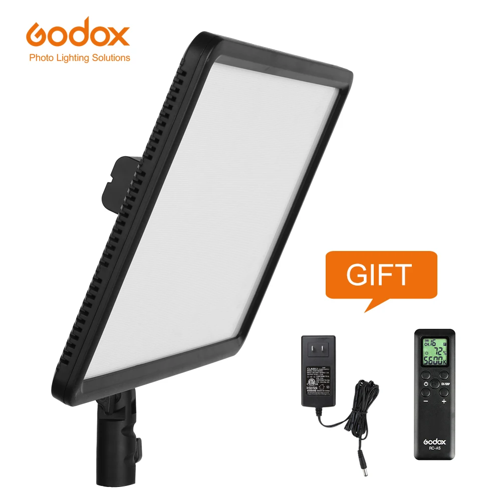 GODOX светодиодный P260C ультратонкий 30 Вт 3300-5600k светодиодный видео светильник Панель лампа для однообъективных цифровых зеркальных фотокамер Камера студийный фон для фотосъемки - Цвет: LEDP260C Only