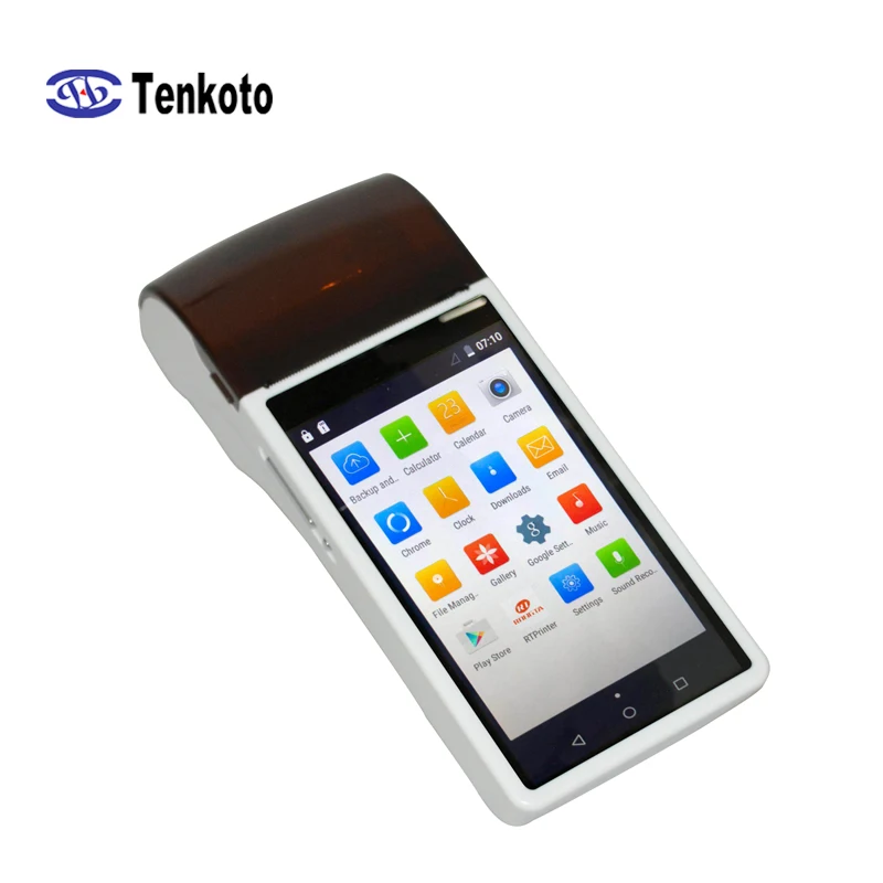 Android 6 0 POS чековый принтер 58 мм сенсорный экран КПК pos терминал GPRS WIFI Bluetooth 3G