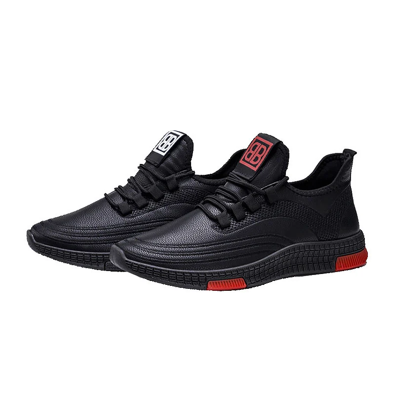 

Running Shoes For Man Summer Sneakers comfortable Pu Outdoor trainer Men sport shoes Lace Up Male Shoes leisure