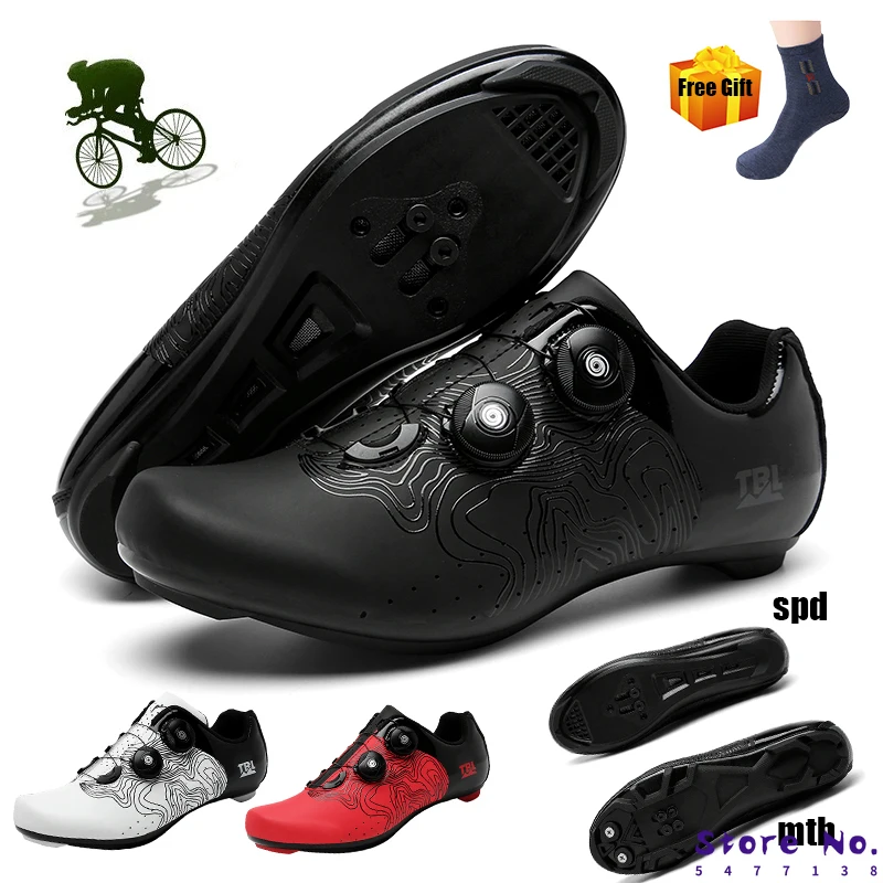 

Cycling Shoes Men Road Bike Shoes Mountain Sneakers Outdoor Professional Non-Slip Sapatilha Ciclismo SPD MTB Bicycle Sneakers