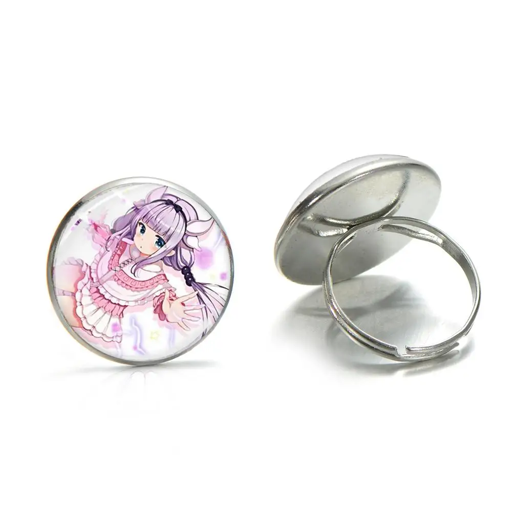 Кольцо SINA с изображением милой горничной девушки фотографий дракон мисс Кобаяси