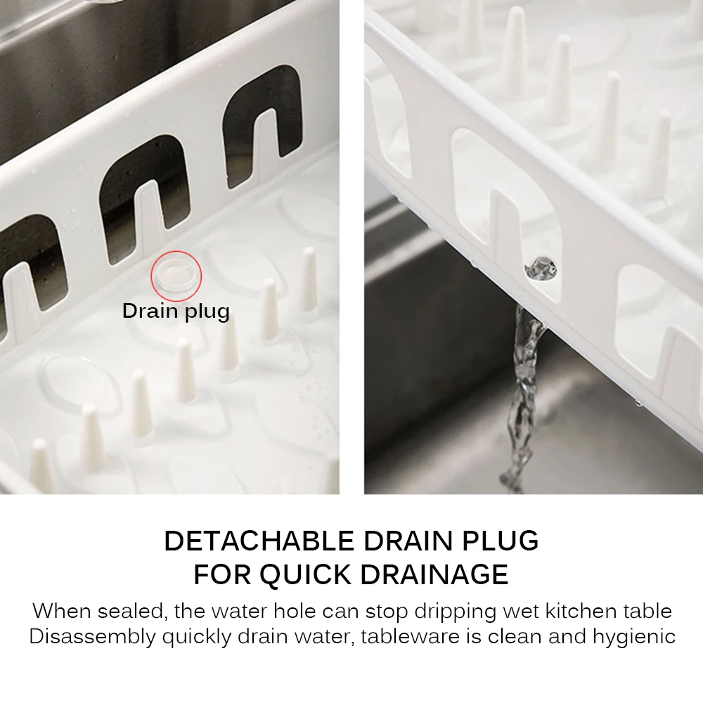 Сушилка для посуды Кухня держатель хранения крылом чаши посуда тарелка