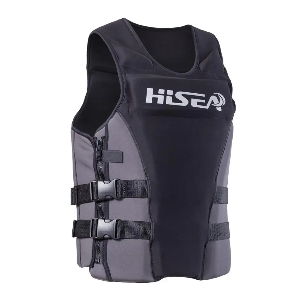 Профессиональный Спасательный Жилет Hisea из неопрена для мужчин и женщин