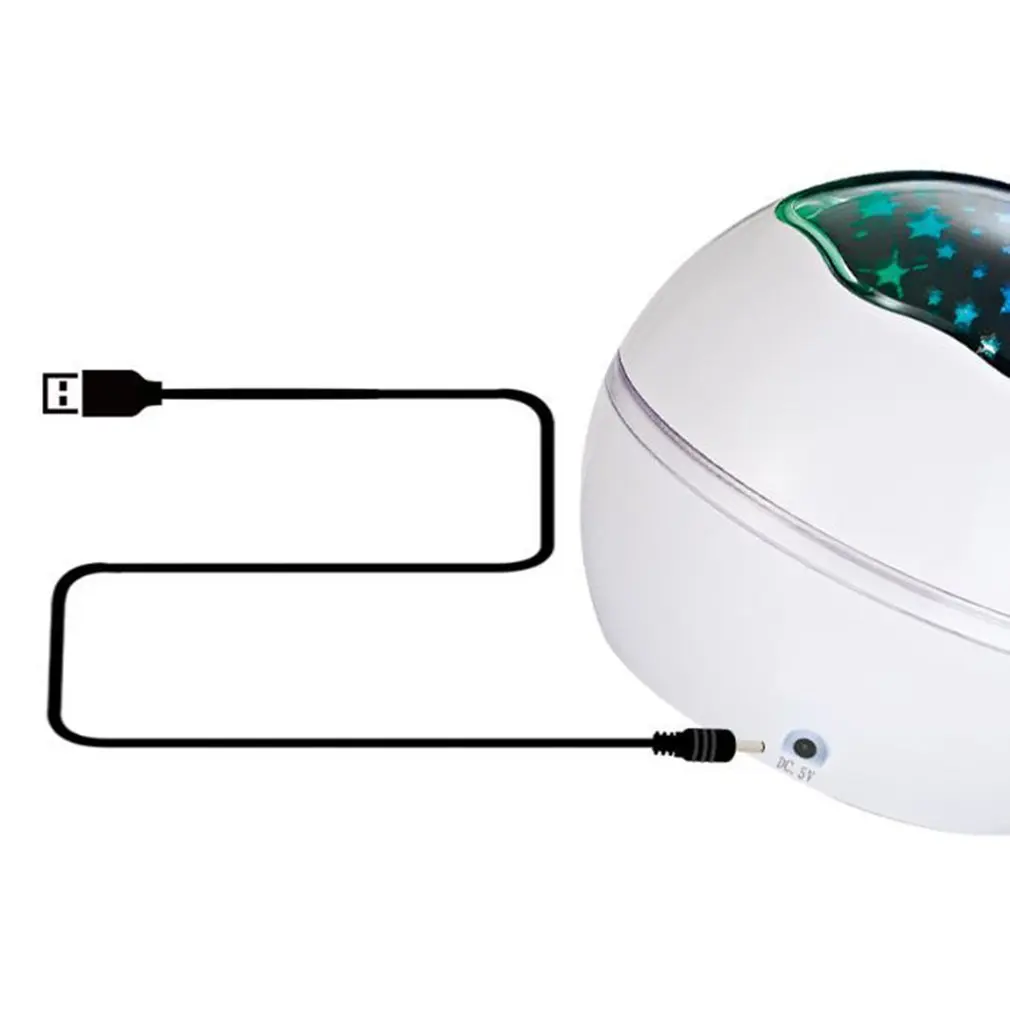 

Romantic Lightweight Rotary Projector Light Children's Bedroom Starry Night Light Decoration Best Christmas Gift