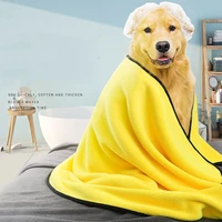 8 material of nano fibers absorbent towel pet dog cat dry superabsorbent fiber artifact supplies quick drying with a bath towel