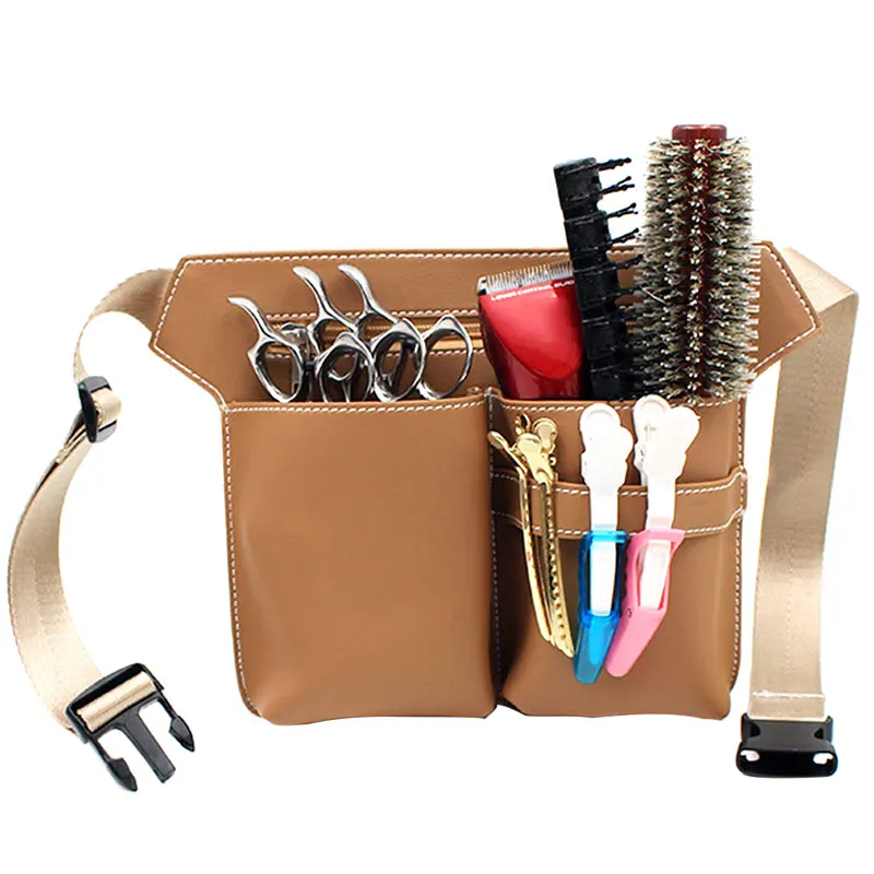 

Professional Hair Scissors Comb Waist Pack Bag Hairdressing Hairpin Salon Tool Case Hair Styling Supplies EF
