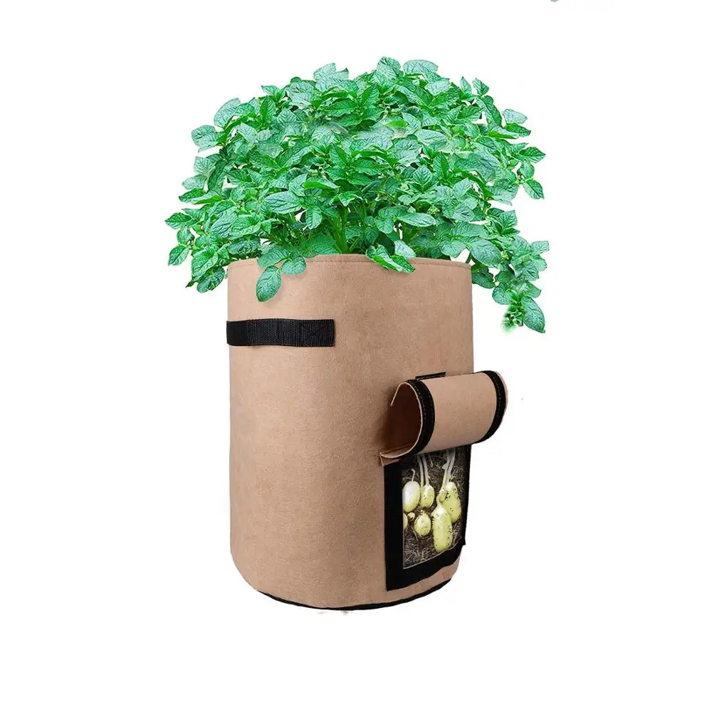 Мешки для выращивания растений из фетра 3 размера | Дом и сад