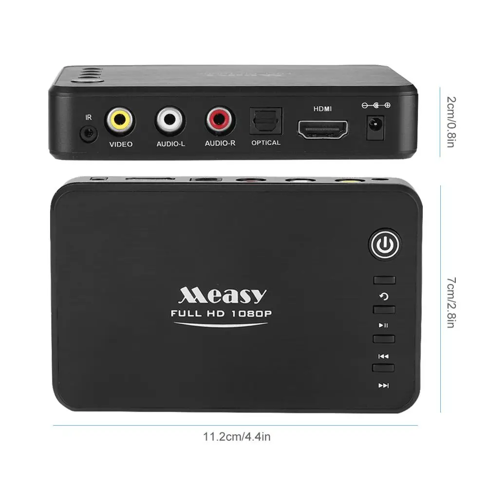 Медиаплеер Measy A1HD Full HD портативный мультимедийный 3D жесткий диск 1080P видео аудио