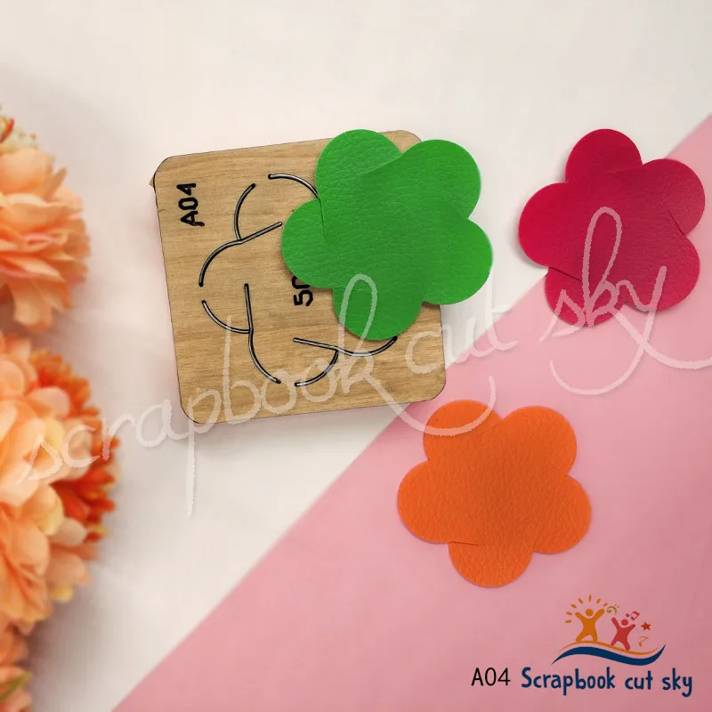 

Flower A04 Muyu Wooden Mold Scrapbook Cutting Dies Suitable For Market General Machines