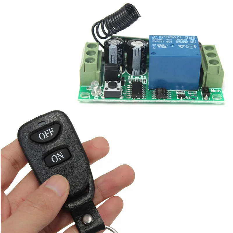 Dc 12V 10A 1Ch беспроводной переключатель системы дистанционного управления приемник