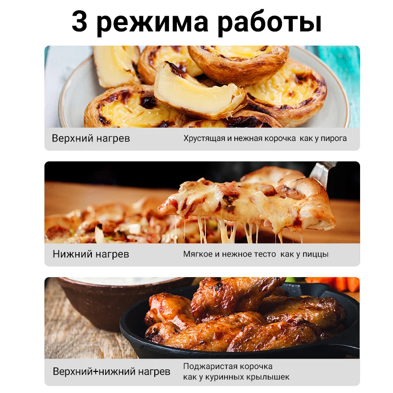 Мини печь Simfer M4200 серия Albeni Plus 3 режима работы 2 противня|Микроволновые печи| |