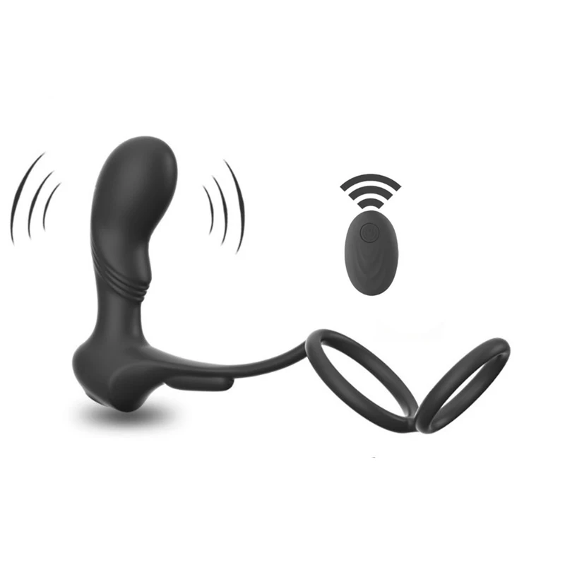 Беспроводной Вибратор с пультом ДУ массажер простаты для мужчин Анальная пробка