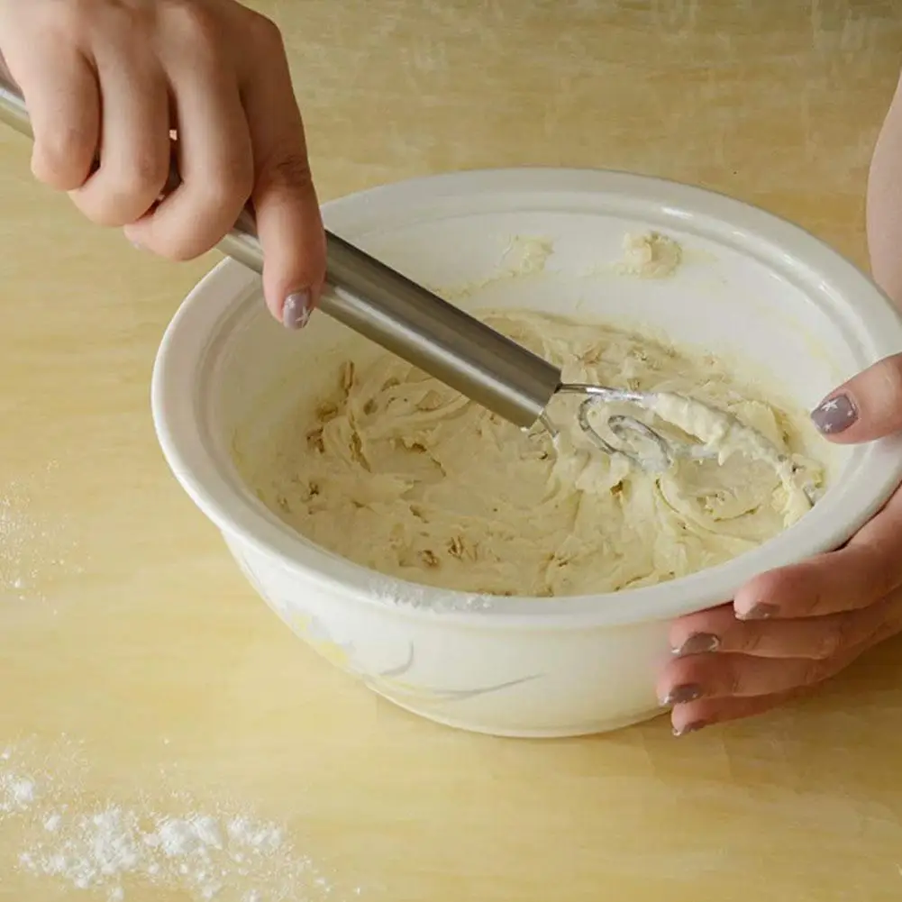 Нержавеющая сталь яйцо колотушки муки венчик для теста мешалка Ручной смеситель