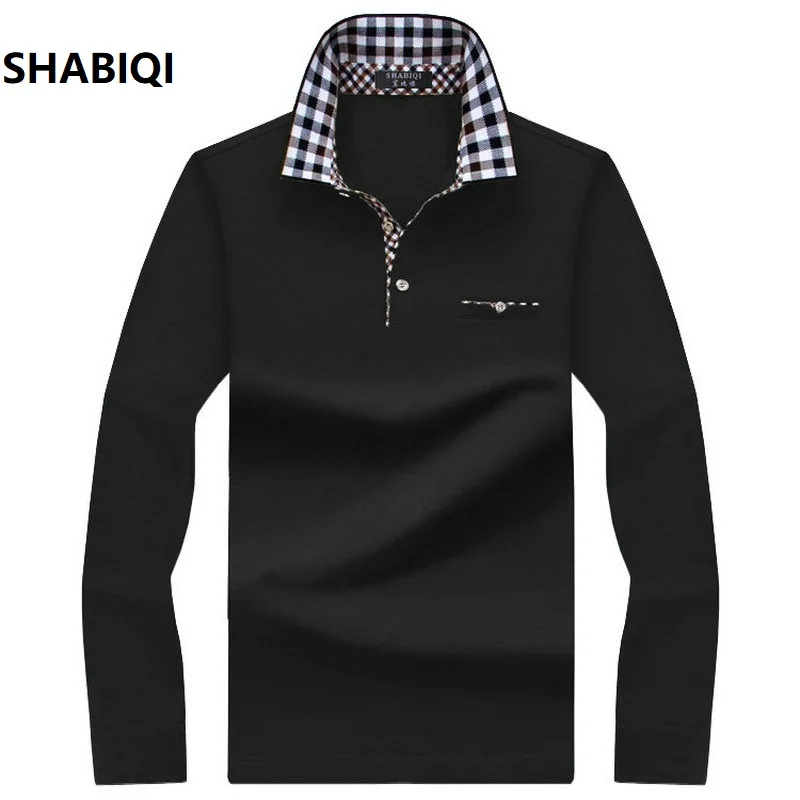 Мужская рубашка поло с длинным рукавом в полоску|brand polo men shirts|polo shirtcamisa |