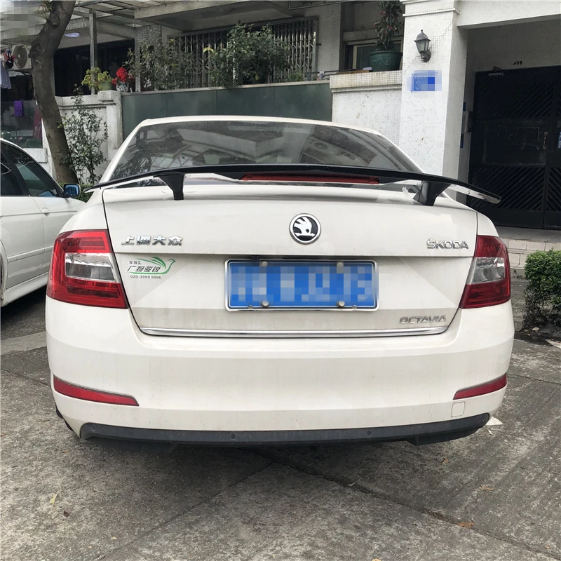 Спойлер для Skoda Octavia спортивный задний спойлер из АБС-пластика автомобиля со