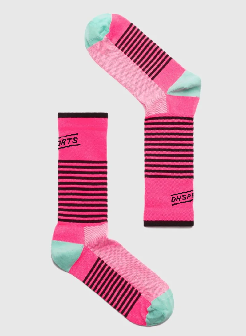 

Stripe Fitness Cycling Socks Men Women soccer socks Breathable basketball socks Outdoor Sport Dry fast Running Stocking