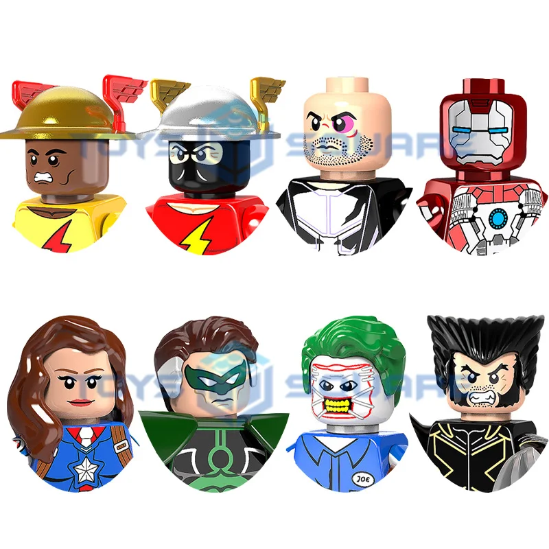 Конструктор Капитан железный флэш-Каратель Америка Джо Параллакс модель кубики