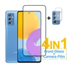 Закаленное стекло для Samsung Galaxy M52 M12 M42 A12 Nacho A32 A52 A72, защитная пленка для объектива телефона, для Samsung M52