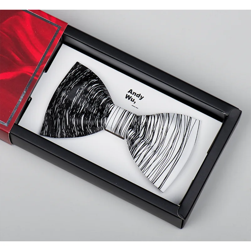 

Branded Bow Ties With Gift Box Packing High Quality One Size Fit All Size Bow Ties For Men And Women