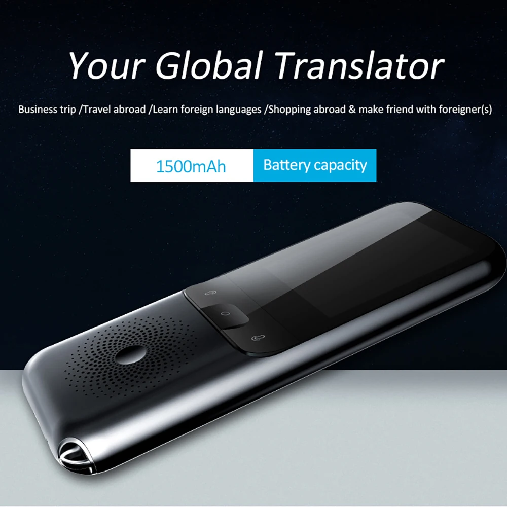 T11 Portable Voice Translator Support 138 Multi Online Languages And 14 Offline Translation WIFI Device |