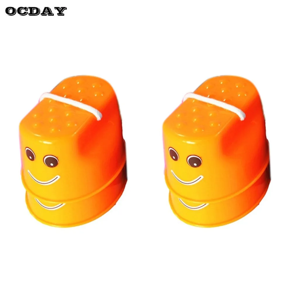 OCDAY, 7 цветов, 1 шт., Walk Stilt игрушка для прыжков, пластиковый узор с улыбающимся лицом, для детей, для активного отдыха, Спортивная тренировка баланса игрушка-лучший подарок