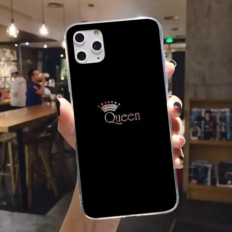 Crown Phone Case For Iphone 5 6 7 8 11 Plus XR X XS MAX SE2020 IPhone 11PRO Transparent | Мобильные телефоны и аксессуары