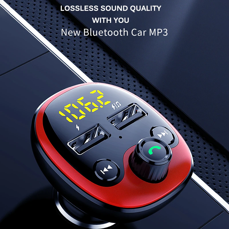 Беспроводной Bluetooth Автомобильный MP3 плеер fm передатчик автомобильное зарядное