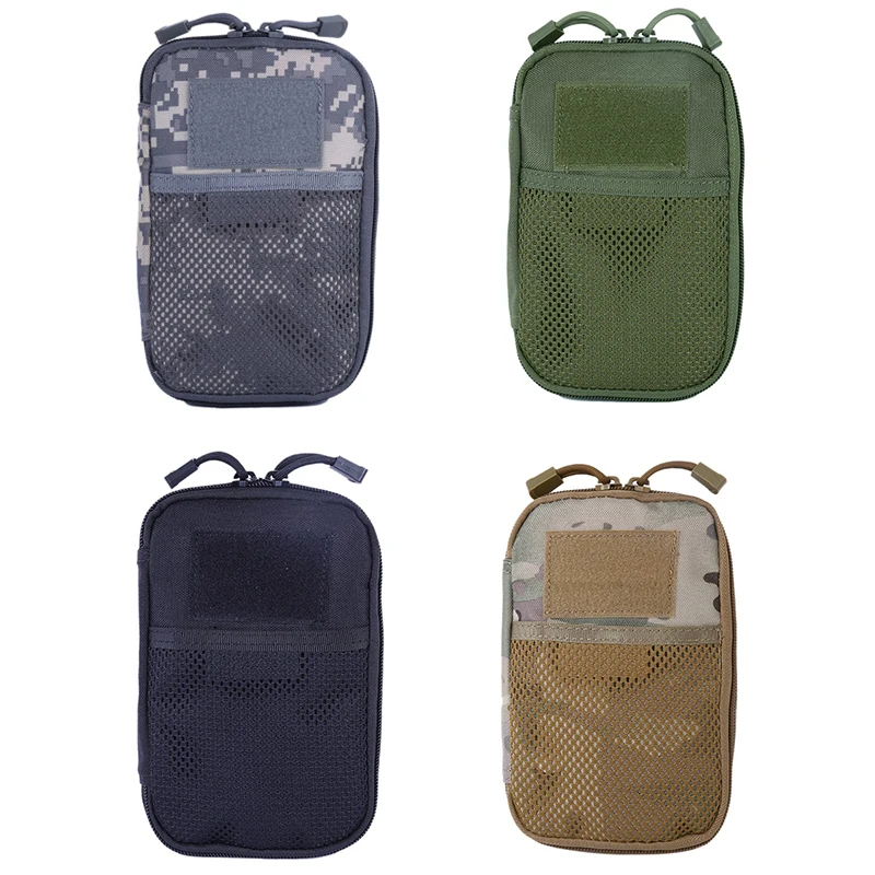 

Tactical Molle Pouch Belt Waist Pack Bag Small Pocket Military Waist Pack Running Pouch Travel Camping Soft Back Bags