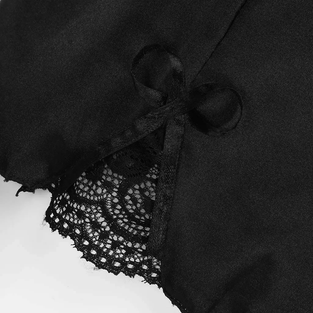 

Summer Fashionable Pregnant Women Safety Pants Dress Thin Bow Tie Shorts Lace Edge Casual Three-point Leggings Outer Wear