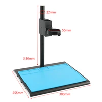 aluminum alloy adjustable focusing bracket focusing holder table stand 40mm 50mm for digital hdmi usb video microscope camera
