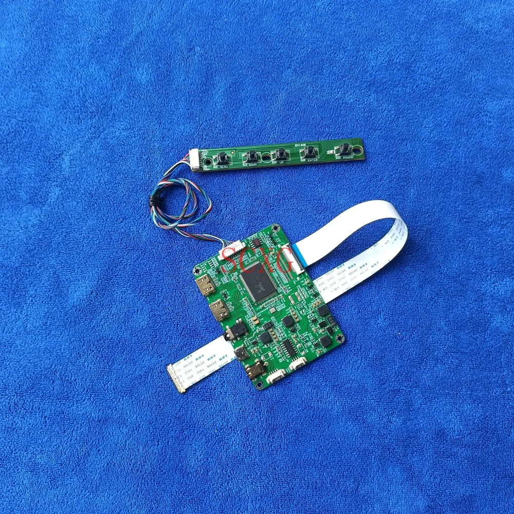 

LED Matrix Controller Board 30-Pin EDP HDMI-compatible 2-Mini 1600*900 Fit B173RTN01.1/3/4 B173RTN02.0/1/2 DIY KIT Micro-USB 5V