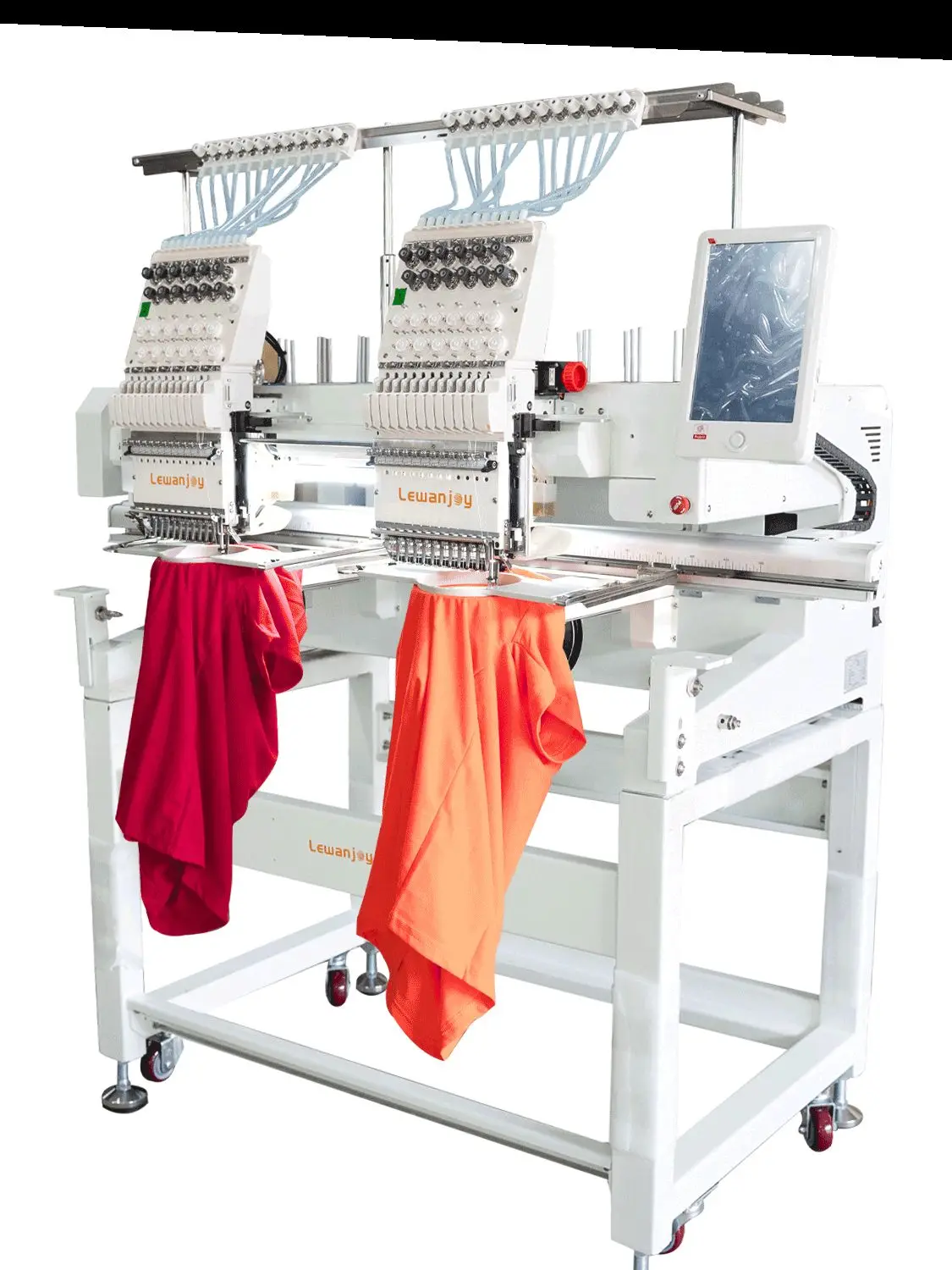 

Hot Selling High Performance Dahao System Two Head 9/12/15 Colors For Cap Embroidery Machine Newest Technology 450*500mm