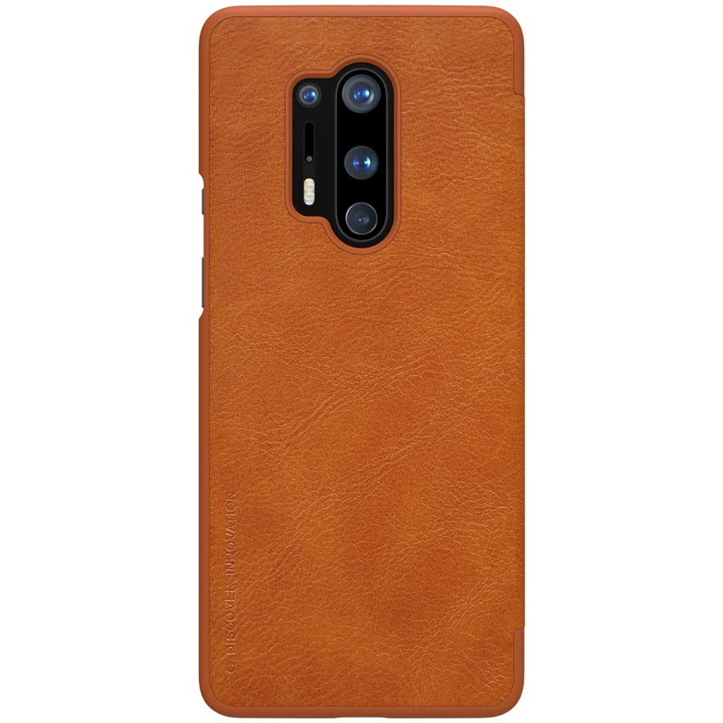 

NILLKIN QIN Series Flip Cover For oneplus 8 pro Leather Back Cover Card Pocket Phone Cover Capa Coque For oneplus 8 pro