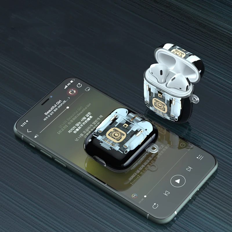 

Mechanical Punk Case For Airpods 3 IMD Soft Case For Airpods Pro Wireless Bluetooth Earphone Protective Case For Airpods 1/2
