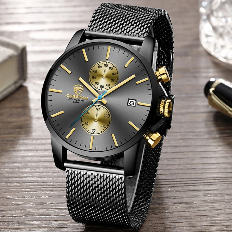 Reloj Hombre 2019 CHEETAH спортивные модные мужские часы montre homme хронограф календарь Мужские