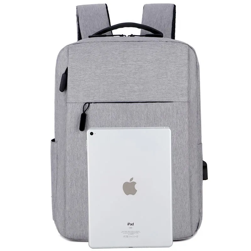 

15-Inch New Rechargeable Backpack Men and Women Notebook Computer Backpack Business Travel Bag