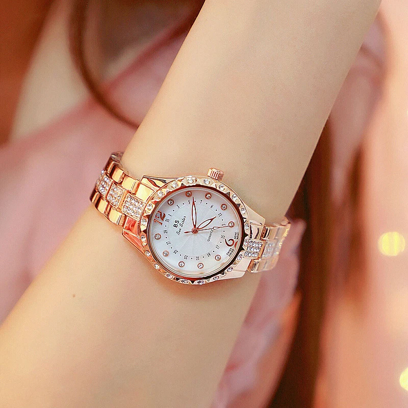 

Luxury Golden Women Quartz Wristwatch Fashion Diamond Ladies Watch Casual Dress Small Woman Watch Female Clock Dropshipping 2021