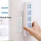 Держатель для бытовых розеток, без перфорации, патч-панель, подвесной настенный фиксированный инструмент, офисный держатель для кабеля, Органайзер