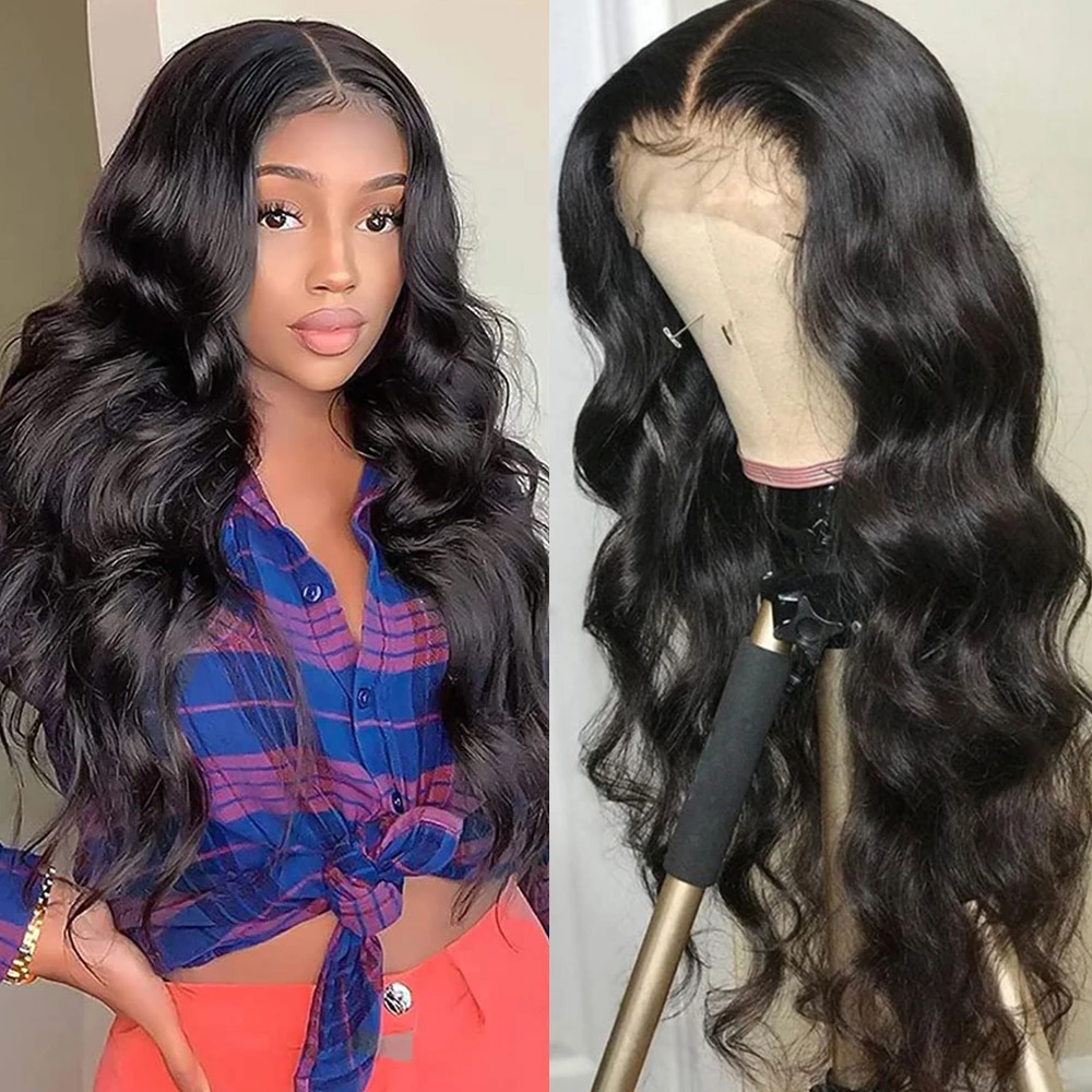 

Siyo Peruvian Body Wave Lace Front Wig 34 Inch Lace Closure Wig Hd Transparent Lace Frontal Wigs Preplucked Human Hair Wigs