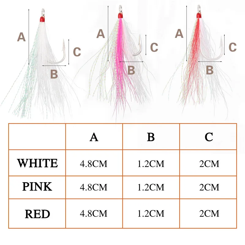 9 шт. джиг-крючок с нажимными чашками смешанные цвета рыболовные джиг-установки