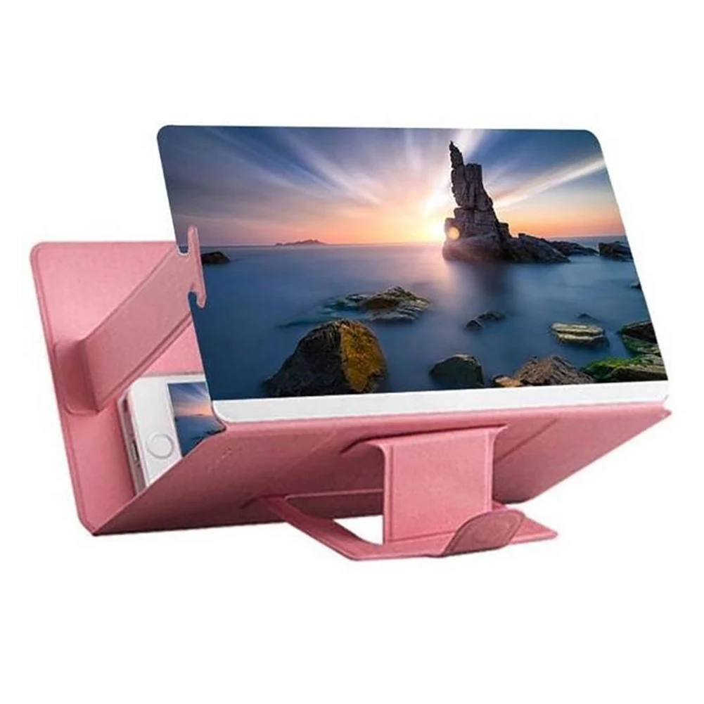 Мини проектор усилитель экрана телефона HD плеер видеоплеер подставка для