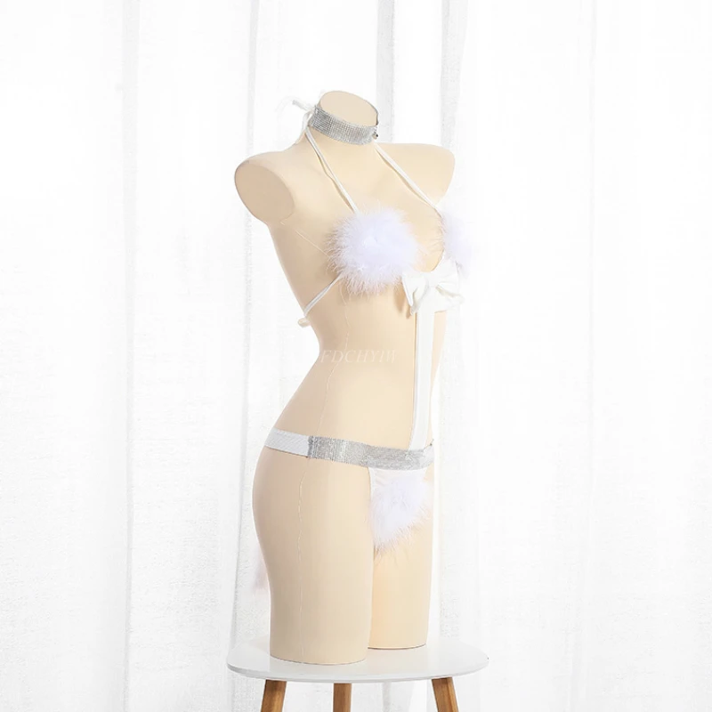 Женское Прозрачное Кружевное боди с принтом кролика | Тематическая одежда и