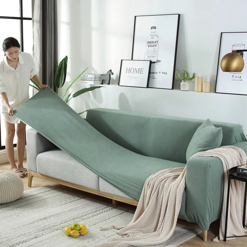 Новый эластичный чехол из высококачественной ткани L-образной формы для дивана