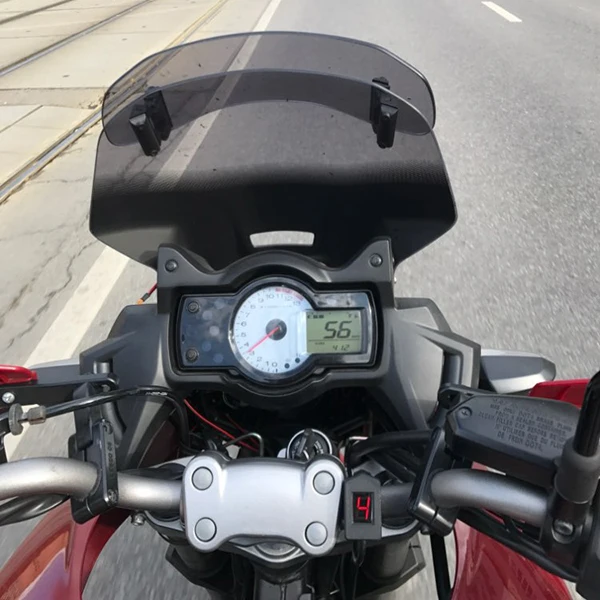 

Motorcycle Gear Indicator LCD Display Waterproof Wire Backside Outlet Motor Bike TD326