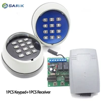wireless keypad password switch and 433 receiver for garage gate door access control 433mhz high quality