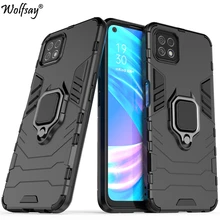 For Oppo A73 5G Case Bumper Hard Armor Magnetic Suction Stand Full Edge Back Cover For Oppo A73 5G Case For Oppo A73 A 73 5G 6.5
