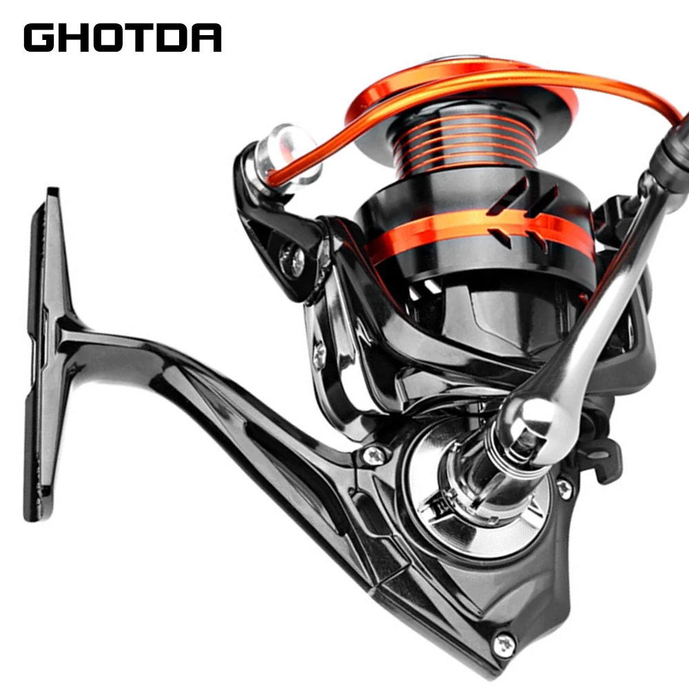 

Fishing Reel 4.9:1 5.2:1 Spinning Reel 12kg Max Drag Power Spinning Wheel 2000-7000