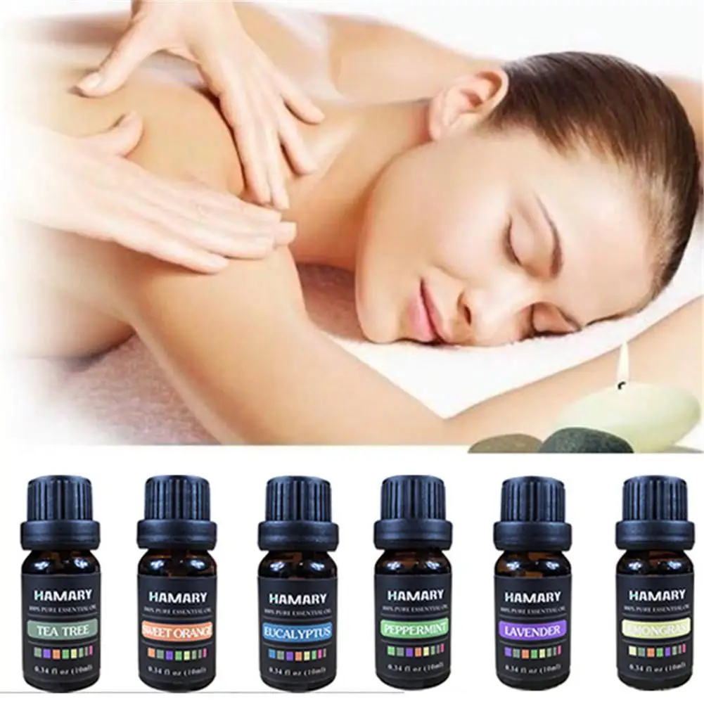 

6Pcs Essential Oil Set Pure Plant Aromatherapy Diffusers Essential Oil For Humidifier Fragrance Oil Compound Essential Oil